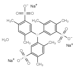 tris-(2,4-Dimethyl-5-sulfophenyl)phosphine trisodium salt Structure