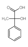 DL-.α.-Phenyllactic acid Structure