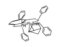 [Ru(H)(norbornadiene)(2,6-(Ph2PCH2)3C6H3)] Structure