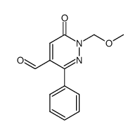 1-methoxymethyl-6-oxo-3-phenyl-1,6-dihydropyridazine-4-carbaldehyde结构式