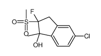 5-chloro-2-fluoro-1-methyl-2-methylsulfonyl-3H-inden-1-ol Structure