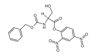N-carbobenzoxy-L-serine-2,4-dinitrophenol Structure