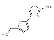 4-(5-乙基噻吩-2)-噻唑结构式