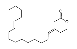 e,z-3,13-octadecadienylacetate Structure