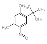 5-methyl-4-nitroso-2-tert-butyl-phenol Structure