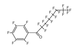 2,2,3,3,4,4,5,5,6,6,7,7,8,8,8-pentadecafluoro-1-(perfluorophenyl)octan-1-one结构式