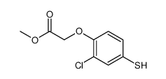 methyl 2-(2-chloro-4-sulfanylphenoxy)acetate结构式