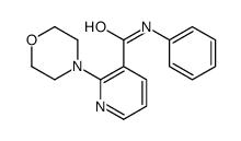 2-morpholin-4-yl-N-phenylpyridine-3-carboxamide结构式