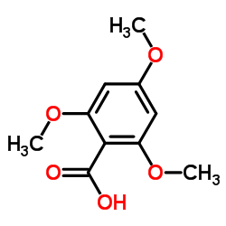 2,4,6-三甲氧基苯甲酸结构式