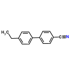 4'-Ethylbiphenyl-4-carbonitril Structure
