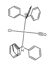 [IrCl(CO)(PPh3)2]结构式