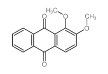 1,2-Dimethoxyanthracene-9,10-dione结构式