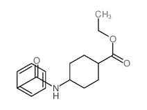 ethyl 4-benzamidocyclohexane-1-carboxylate结构式