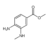 4-氨基-3-(甲基氨基)苯甲酸甲酯结构式