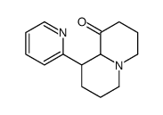 9-pyridin-2-yl-2,3,4,6,7,8,9,9a-octahydroquinolizin-1-one结构式
