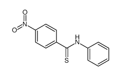 4-nitro-N-phenylbenzenecarbothioamide结构式