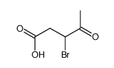 3-bromo-4-oxopentanoic acid结构式