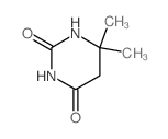 6,6-二甲基二氢嘧啶-2,4(1h,3h)-二酮结构式