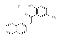 1-(2-hydroxy-5-methyl-phenyl)-2-isoquinolin-2-yl-ethanone结构式