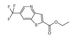 ethyl 6-(trifluoromethyl)-thieno-[3,2-b]-pyrimidine-2-carboxylate Structure