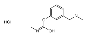 dimethyl-[[3-(methylcarbamoyloxy)phenyl]methyl]azanium,chloride Structure
