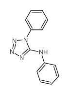 1H-Tetrazol-5-amine,N,1-diphenyl-结构式