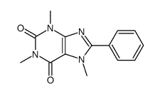 1,3,7-trimethyl-8-phenylpurine-2,6-dione结构式