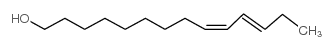 cis-9, trans-11-tetradecadienol structure