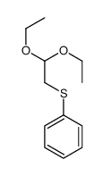 2,2-diethoxyethylsulfanylbenzene结构式