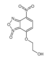 2-[(7-nitro-3-oxido-2,1,3-benzoxadiazol-3-ium-4-yl)oxy]ethanol Structure