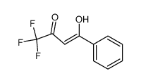 1,1,1-trifluoro-4-hydroxy-4-phenyl-but-3-en-2-one结构式