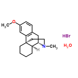 Dextromethorphan Hydrobromide Monohydrate structure