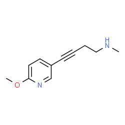 3-Butyn-1-amine,4-(6-methoxy-3-pyridinyl)-N-methyl-(9CI) Structure