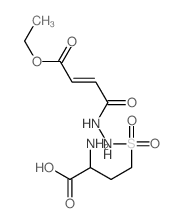 2-Butenedioicacid (2E)-, monoethyl ester, 2-[(3-amino-3-carboxypropyl)sulfonyl]hydrazide(9CI)结构式