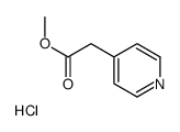 4-吡啶基乙酸甲酯盐酸盐结构式