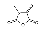 3-methyl-1,3-oxazolidine-2,4,5-trione结构式