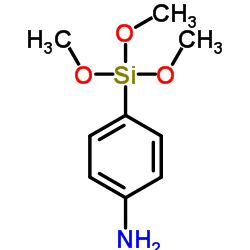 间-氨基苯基三甲氧基硅烷结构式