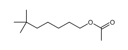6,6-dimethylheptyl acetate结构式
