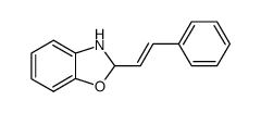 2-styryl-2,3-dihydrobenzo[d]oxazole结构式