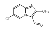 6-氯-2-甲基咪唑并[1,2-a]吡啶-3-甲醛结构式