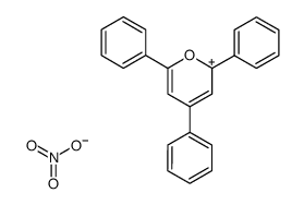 2,4,6-Triphenylpyrylium nitrate Structure
