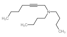 2-Heptyn-1-amine,N,N-dibutyl-结构式