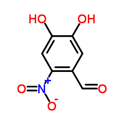 4,5-二羟基-2-硝基苯甲醛结构式