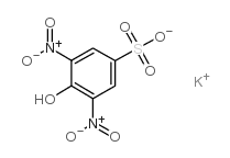 3,5-二硝基-4-羟基苯磺酸钾结构式