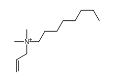 dimethyl-octyl-prop-2-enylazanium Structure