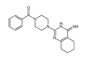 [4-(4-amino-5,6,7,8-tetrahydroquinazolin-2-yl)piperazin-1-yl]-phenylmethanone Structure