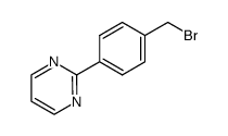 Pyrimidine, 2-[4-(bromomethyl)phenyl]- (9CI) Structure