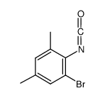 2-溴-4,6-二甲苯基异氰酸酯结构式