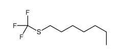 1-(trifluoromethylsulfanyl)heptane Structure
