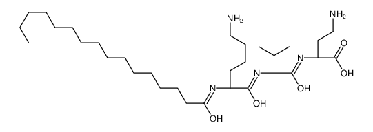 Palmitoyl dipeptide-5 diaminohydroxybutyrate Structure